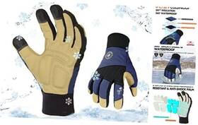 Pa1015fw-db-l Laborsing Safety Products Inc. 1-pair 32 Or Above Lined Winter Premium Large Pack Of 1 Dark Blue - Pa1015fw