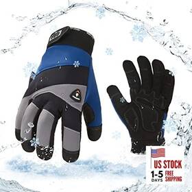 Sl7721fw-ml-blg-l Laborsing Safety Products Inc. 20 /-4 F Coldproof Winter Work Gloves Oil Resistant Water Large 1 Pair
