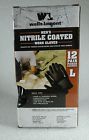 Large Coated Men Work 12 Lamont Pairs Gloves Nitrile Black Wells