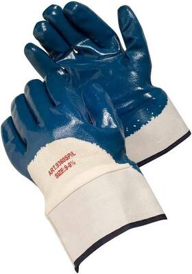 9360sp Liberty Glove & Safety 12 Pr. Fully Nitrile Palm Coated Smooth Protective Waterproof Work Gloves Large