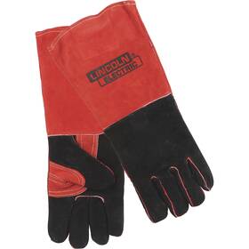 3086727 Lincoln Electric Industrial Welding Gloves Leather Red And Black One Size