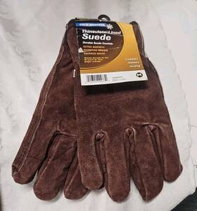 Tb482etm Magid Handmaster Pro Suede Thinsulate Lined Cowhide Gloves Medium Brown New