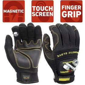 Magnogrip 705353568893 Pro Fingergrip X-large Magnetic Glove With Touch-screen Technology