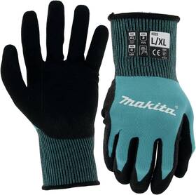 T-04123 Makita Fitknit Nitrile Coated Dipped Gloves Lg/x Lg 2 Pairs 18 Free S&h