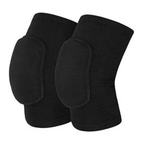Getien-y-0307-110 Mclako Knee Pads Guards Soft Breathable Kids Knees Medium Full Black