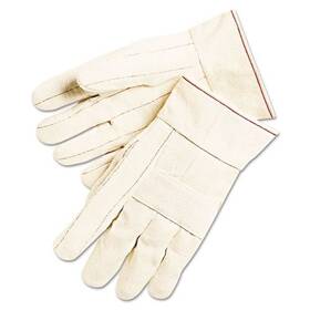 Mcr Safety 045143912490 9124k 1 000 Series Canvas Double Palm And Hot Mill Gloves Mens Pvc
