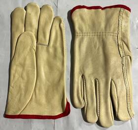 3201 Mcr Safety 11 Pr Leather Cowhide Drivers Protective Construction Roping Work Gloves Sm