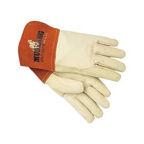 4950m Mcr Safety Mustang Premium Top Grain Cowskin Leather Welding Work Gloves Medium