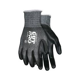 92723puxxl Mcr Safety Cut Pro 92723pu Glove 2x-large Salt And Pepper/ Black - 12 Per Dz