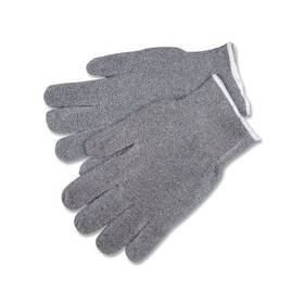 9415km Mcr Safety Terrycloth Reversible Work Gloves Large Gray Knit-wrist Cuff