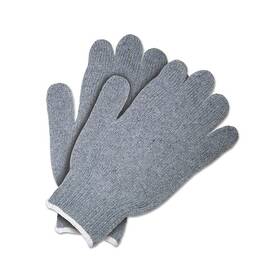 9507sm Mcr Safety Heavy Weight String Knit Gloves Small Knit-wrist Gray - 12 Per Doz