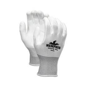 9665s Mcr Safety Nxg Pu Coated Work Glove Small White - 12 Per Dz