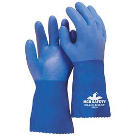 Mcs6632l Mcr Safety Seamless Gloves With Sandy Finish Large Blue 6632l