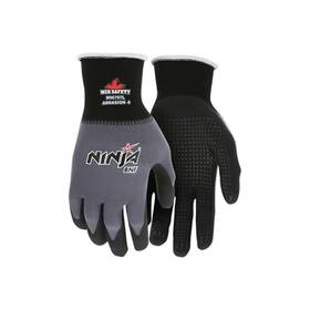 N96797m Mcr Safety Ninja Bnf Gloves Medium Gray 12 In Work - Per Dz
