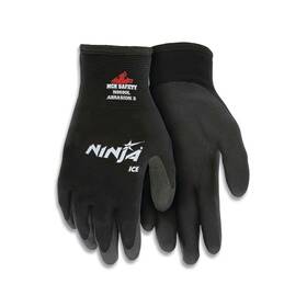 N9690l Mcr Safety Ninja Ice Hpt Palm/fingertip Coated Insulated Work Gloves Large