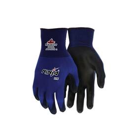 N9696m Mcr Safety Ninja Lite Gloves Medium Black/blue/white - 12 Per Dz