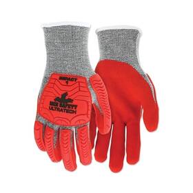 Ut1954s Mcr Safety Ut1954 Ultratech A5/impact Level 1 Mechanics Knit Glove Small