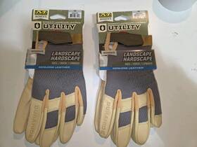 4964220 Mechanix Wear Two Pair Womens Lanscape Genuine Leather Durahyde Gloves Medium