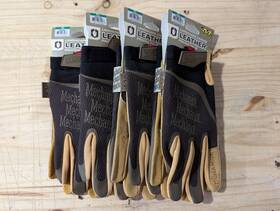 4964222 Mechanix Wear X-large Brown Leather Gloves 4 Count