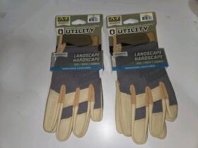 Mechanix Wear 781513268926 Two Pair Womens Lanscape Genuine Leather Durahyde Gloves Small