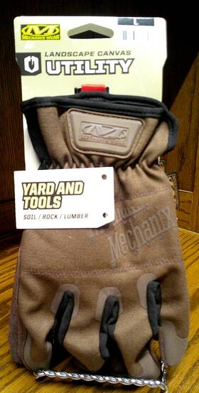 Cvu-07-010 Mechanix Wear Brown Landscape Canvas Utility Gloves-yard And Tools-size Large 1037