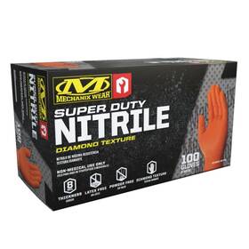 D01-09-010-100 Mechanix Wear 8 Mil Heavy Duty Nitrile Disposable Gloves Latex Free Powder