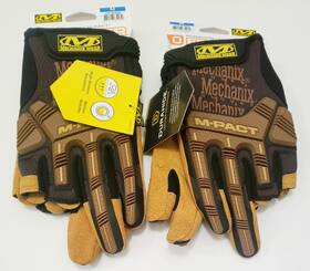 Lfr-75-009 Mechanix Wear Lot Of 2 M-pact Framer Gloves Sz. Med Leather Fingerless New