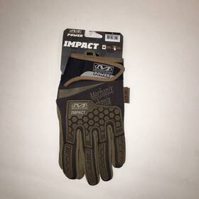 Wal-pwsk-07 Mechanix Wear M-pact Gloves Brown Touchscreen Capable Thermoplastic Rubber Tpr