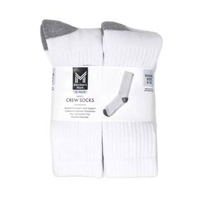 984100059 Members Mark Crew Sock 10 Count White