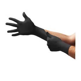 Mfx-mk296xxl Microflex Mk296xxl Midknight Powder-free Nitrile Examination Gloves Black Xxl 4