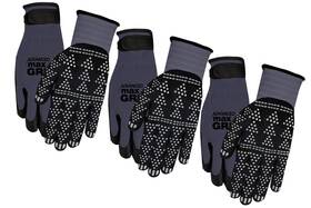 Midwest 95gyp03-lx Advanced Max Grip 3 Pack Gloves Gray X-large Of