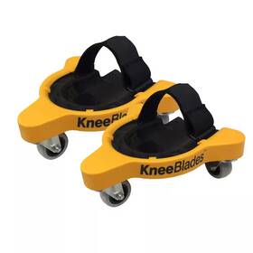 Milescraft 445049519510 Roller Knee Pad Pair Rolling Wheeled Pads Work Construction Easy Flooring Wheels