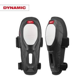 Milwaukee 045242235230 Dynamic Black Foam Memory Hard Knee Pads With Hook And Loop