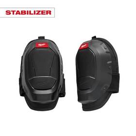 Milwaukee 045242235247 Black Foam Memory Soft Stabilizer Knee Pads With Hook And Loop