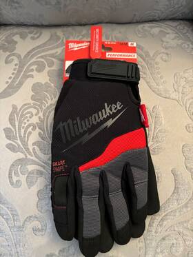 Milwaukee 045242501229 Performance Work Gloves Touchscreen Friendly Breathable 1 Pair