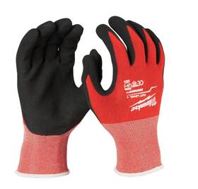 48-22-8917 Milwaukee Xl Red Nitrile Level 1 Cut Resistant Dipped Work Gloves 12-pack