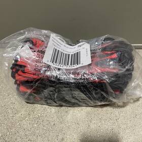 48-22-8933b Milwaukee Nitrile Dipped Cut 3 Gloves A3 12 Pairs Bulk