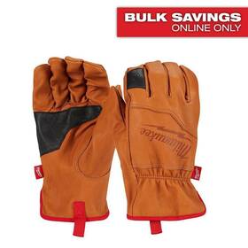 48-73-0011 Milwaukee Medium Goatskin Leather Gloves