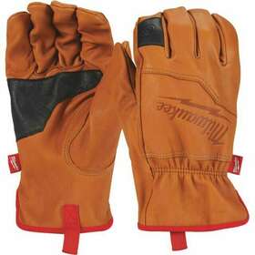 48-73-0013 Milwaukee Goatskin Leather Gloves - Xl