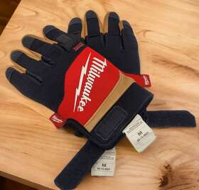 48-73-0021 Milwaukee 48-73-0022 Gloves Leather Performance Medium Goatskin