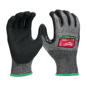 48-73-7002b Milwaukee L High Dexterity Cut 6 Resistant Nitrile Dipped Work Gloves 12 Pair