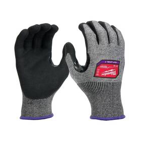48-73-7011 Milwaukee M High Dexterity Cut 7 Resistant Nitrile Dipped Outdoor And Work Gloves