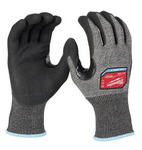 48-73-7124e Milwaukee Glove 2xl Nitrile Coating Nylon Elastic/knit Wrist