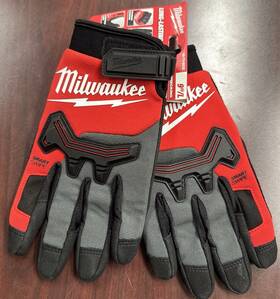 48-73-8533 Milwaukee Wrecking Work Gloves L With Tpr Knuckle Protection