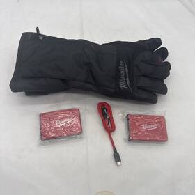 M700b-21l Milwaukee Heated Winter Gloves Black Large New