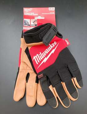 48-73-0023 Milwaukee Tool Leather Performance Gloves - X-large