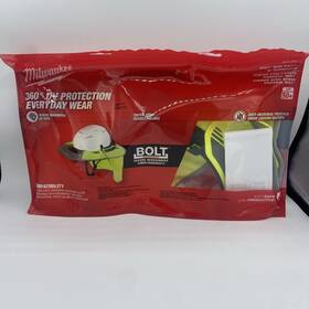 48-73-1072 Milwaukee Tool Bolt Tinted Brim Sun Visor With Mesh High Visibility