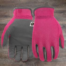Mg86120 Miracle-gro Mg86120/wsm Garden Gloves Women S/m Pink Mesh Weeding Planting Work Nwt 1 Pair