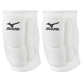 480175.0000.05.m-miz Mizuno Medium White Knee Pads With Shock Absorbing Cushioning And Vented Design