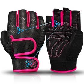 Moreok B0b3lrlkbd Padded Weight Lifting Gloves 3mm Gel Gym Fitness